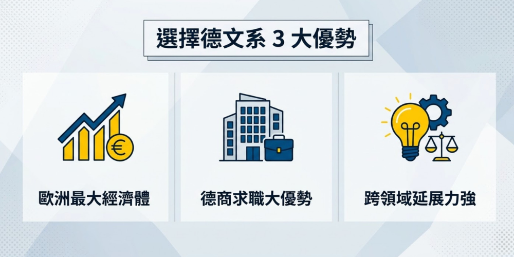 選德文系3大優勢
