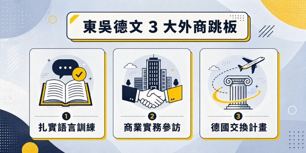 東吳德文系_3大外商跳板