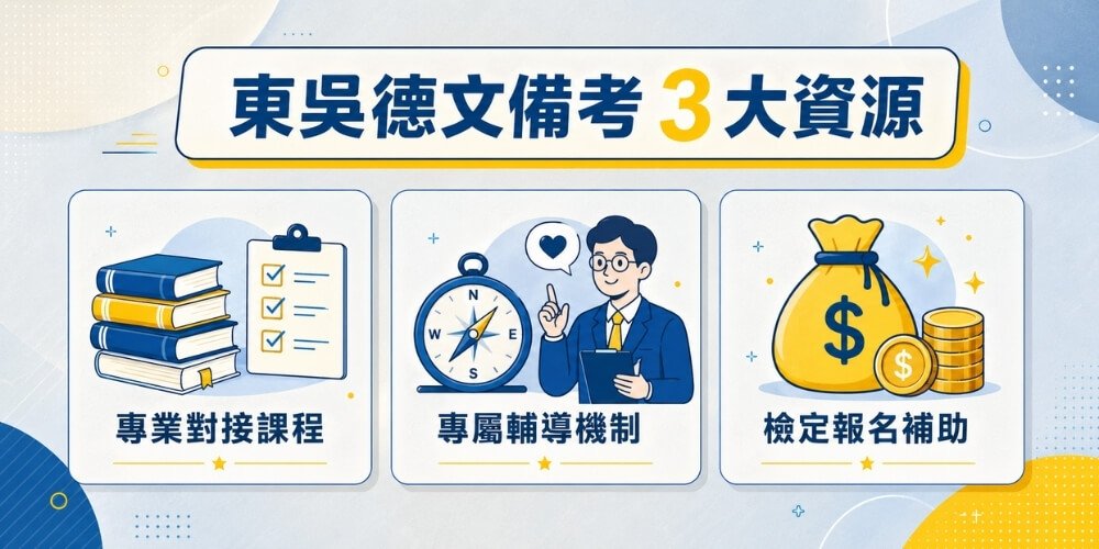 東吳德文系3大德文檢定備考資源